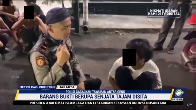 Polisi Tangkap 14 Remaja Bawa Senjata Tajam, Rencananya Tawuran