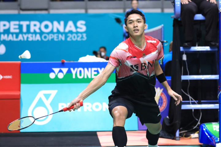 Kerja Keras Jonatan Christie Berbuah Tiket Babak Kedua Malaysia Open 2023