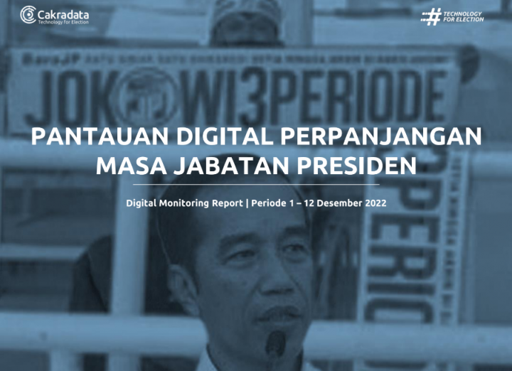 Cakradata: Percakapan Perpanjangan Masa Jabatan Presiden Didominasi Sentimen Negatif