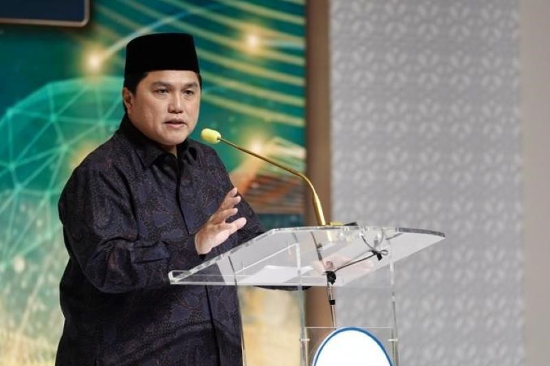 Erick Thohir Jadi Menteri dengan Sentimen Positif Tertinggi di Medsos