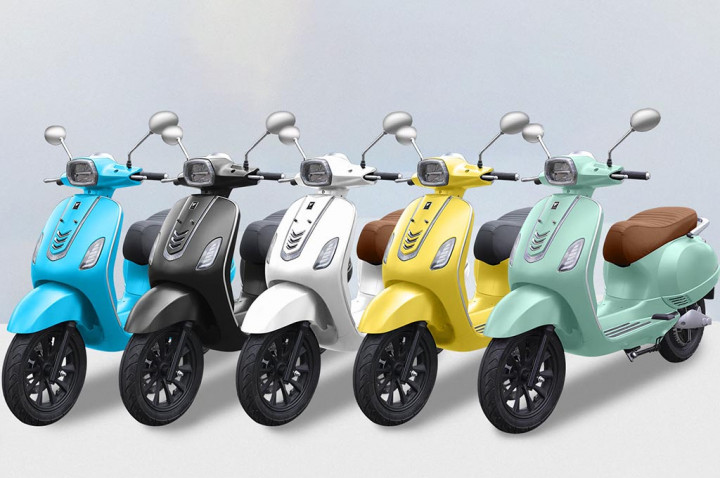Ada Motor Listrik Seharga Rp19,9 Juta, Desainnya Mirip Vespa