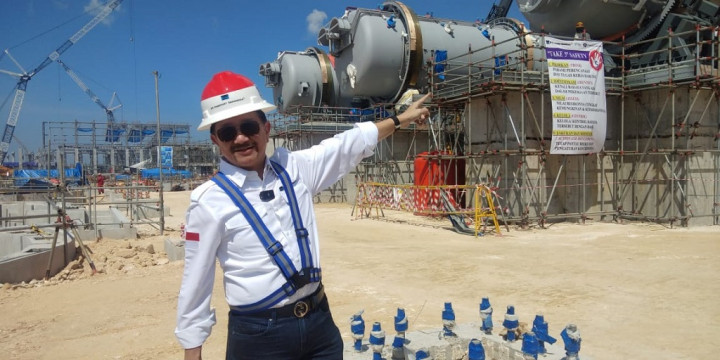 Intip Pembangunan <i>Smelter</i> Gresik di JIIPE