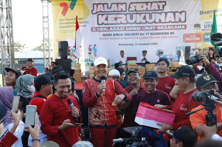 Ganjar Ajak Warga Jateng Rawat Kerukunan dan Toleransi Beragama