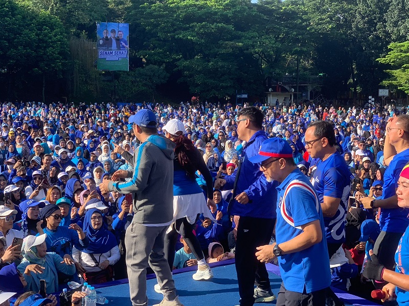 Melalui Senam Bersama, Masyarakat Diajak Lakukan Gaya Hidup Sehat