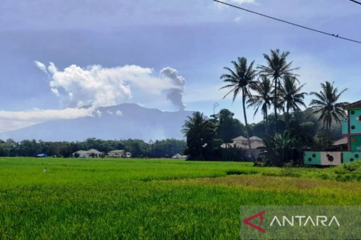 BPBD Agam Catat 162 Kali Letusan Gunung Marapi Sepekan Terakhir