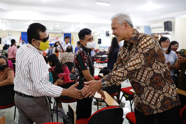 Dorong Kemandirian Penyandang Disabiltas, Ganjar Sebut Pentingnya Pendampingan Keterampilan