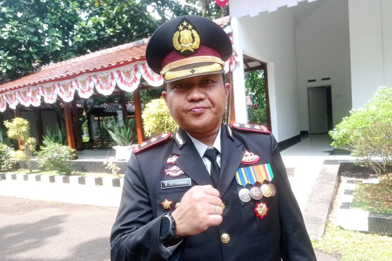 Kapolres Lebak AKBP Wiwin Setiawan. Antara/ Mansur