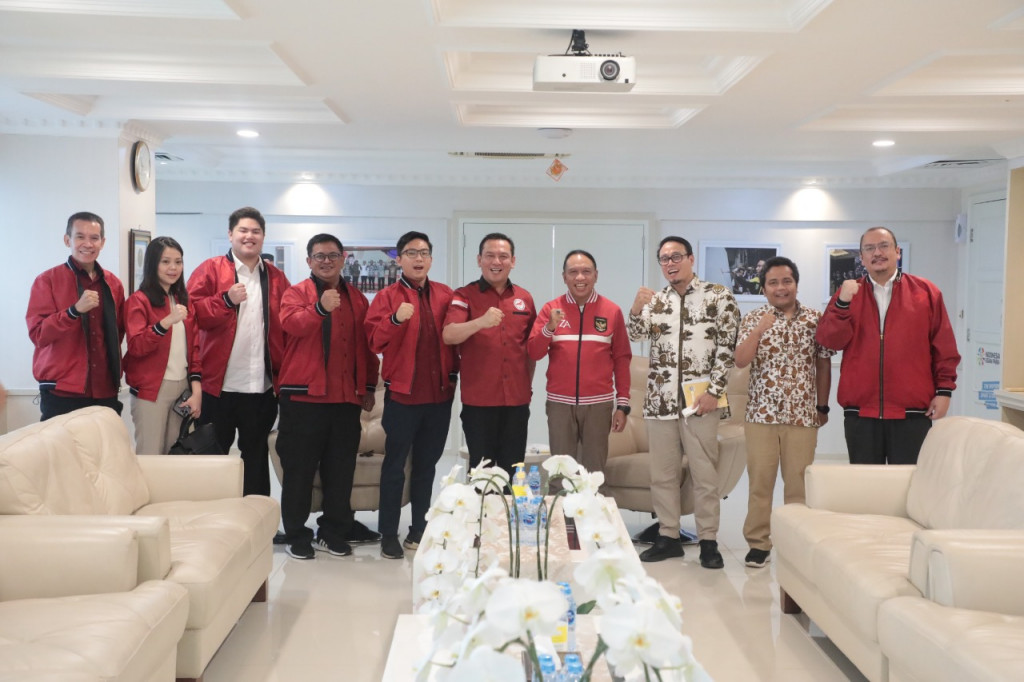 Audiensi PB Esports Indonesia dengan Menpora Zainudin Amali.