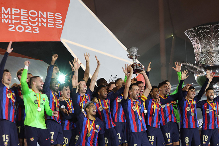 Libas Madrid 3-1, Barcelona Juara Piala Super Spanyol 2023!