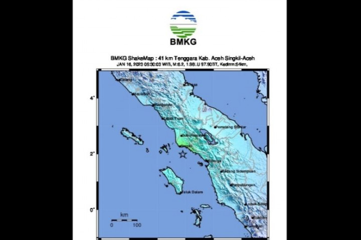 Aceh Singkil Diguncang Gempa Magnitudo 6,2, BNPB: Aktivitas Warga Tetap Normal
