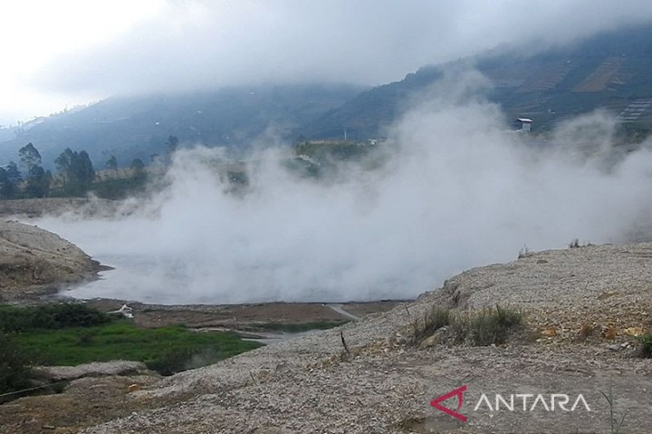 Aktivitas Kawah Timbang di Dieng Terus Meningkat
