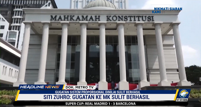 Foto: Dok/Screenshot Metro TV