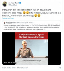 [Cek Fakta] Video Ganjar Pranowo Berseragam Polisi Pangkat Kombes? Ini Faktanya
