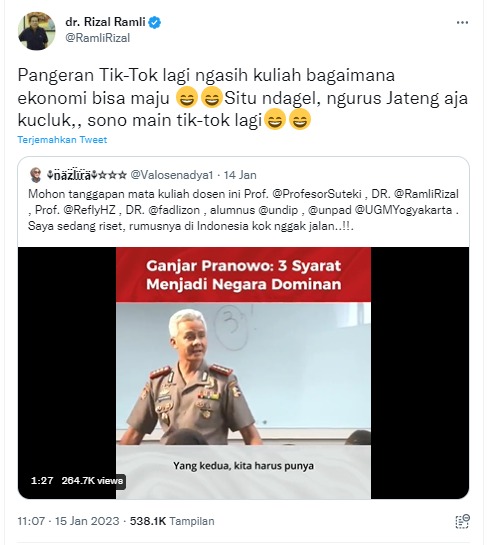 [Cek Fakta] Video Ganjar Pranowo Berseragam Polisi Pangkat Kombes? Ini Faktanya