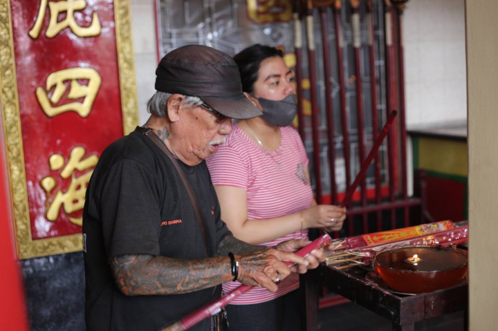  Jelang Imlek, Vihara Dharma Ramsi Bandung Bersolek