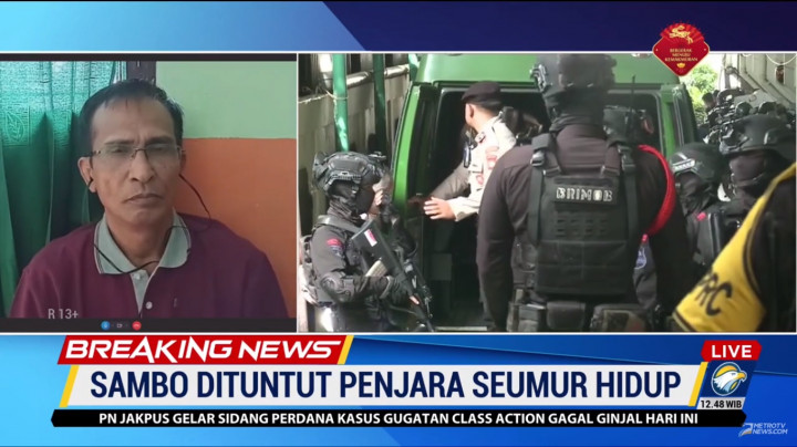 Ferdy Sambo Dituntut Penjara Seumur Hidup, Ayah Brigadir J Puji Kerja JPU