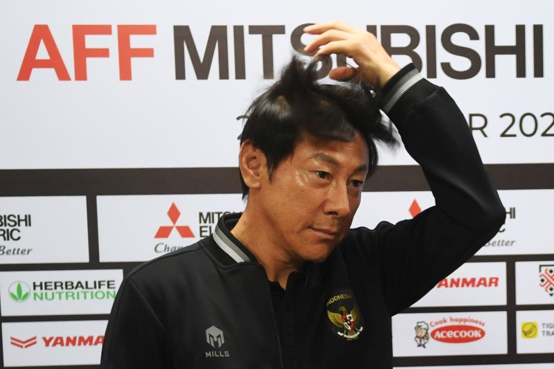 Pelatih Timnas Indonesia Shin Tae-Yong (Foto: Akbar Nugroho/Antara)