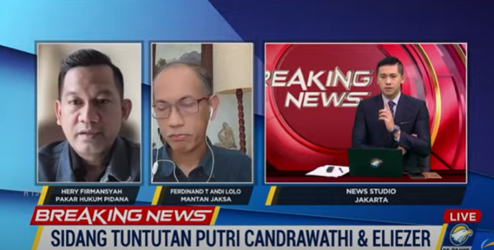 Keterangan Putri Berbelit, Pakar Hukum: Salah Strategi Jika Ingin Hukuman Ringan