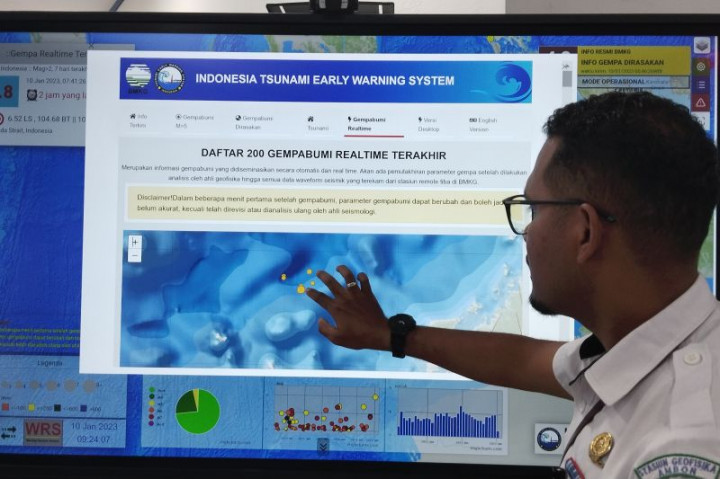 Gempa Magnitudo 7.0 di Laut Maluku Diikuti 10 <i>Aftershock</i>