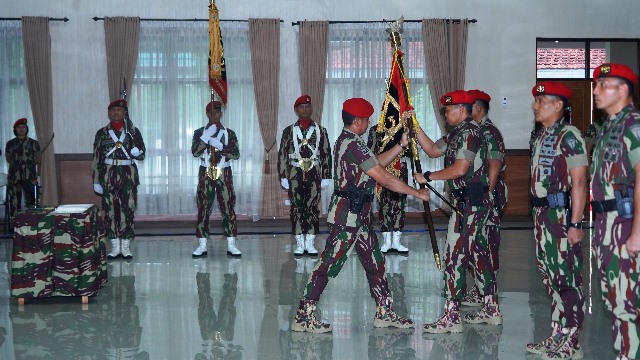 Danjen Kopassus Rotasi Jabatan Pamen