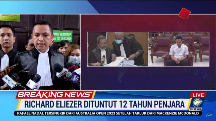 Kuasa Hukum: Tuntutan 12 Tahun Penjara Bharada E Abaikan Status JC
