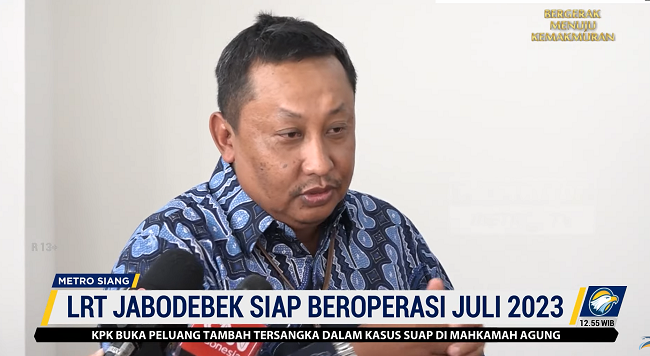 Siap Beroperasi Juli 2023, Progres LRT Jabodebek Baru 88%