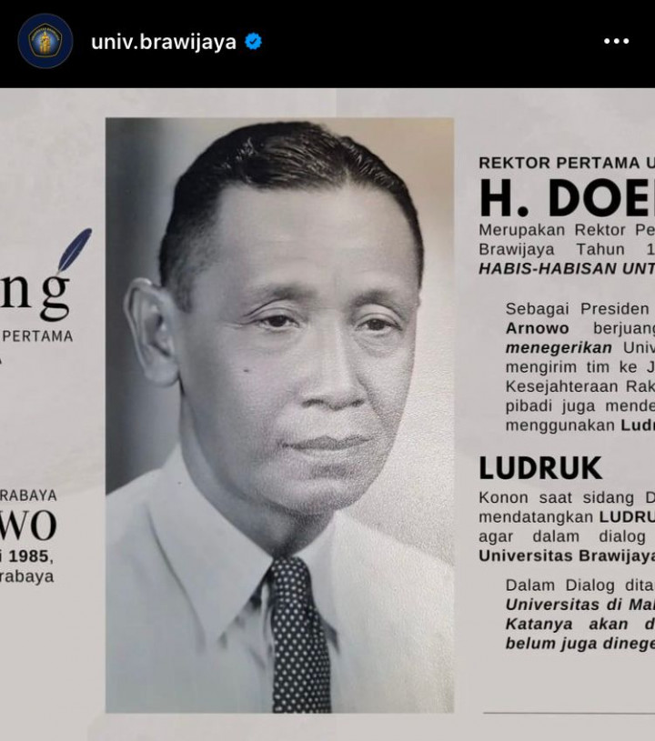 Kenalan dengan H. Doel Arnowo: Berjuang 'Negerikan' UB hingga Berani Sindir Halus Soekarno