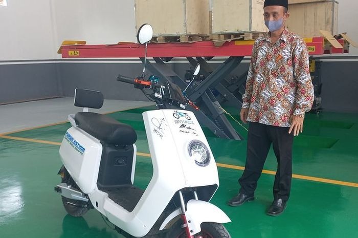 Motor listrik rakitan SMK Muhammadiyah Purwodadi. DOK website muhammadiyah.or.id