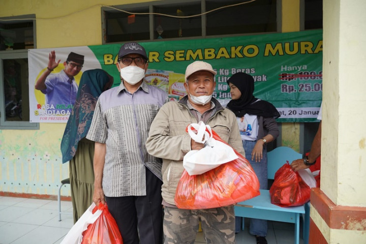 Bantu Penuhi Kebutuhan Pangan, Bazar Sembako Digelar di Pasirpogor