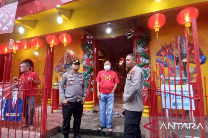 Polresta Pangkalpinang Kerahkan 114 Personel Amankan 20 Kelenteng Saat Imlek