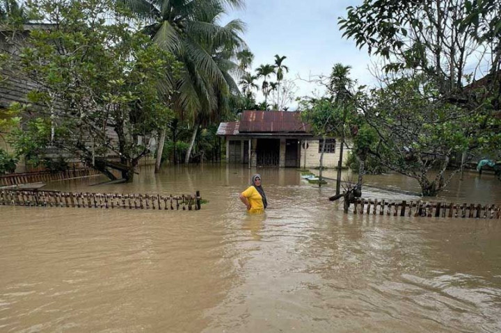 3.543 Warga Aceh Utara Mengungsi akibat Banjir