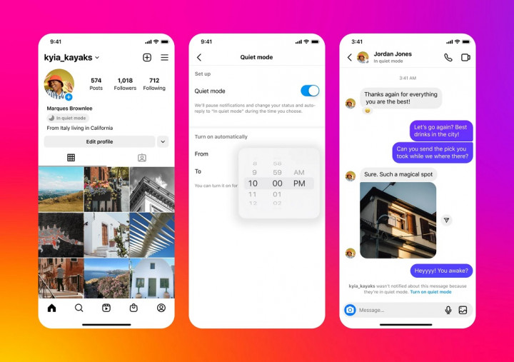 Instagram Uji Coba Fitur Baru, Quiet Mode, Bikin Ga Ada Notif Masuk!
