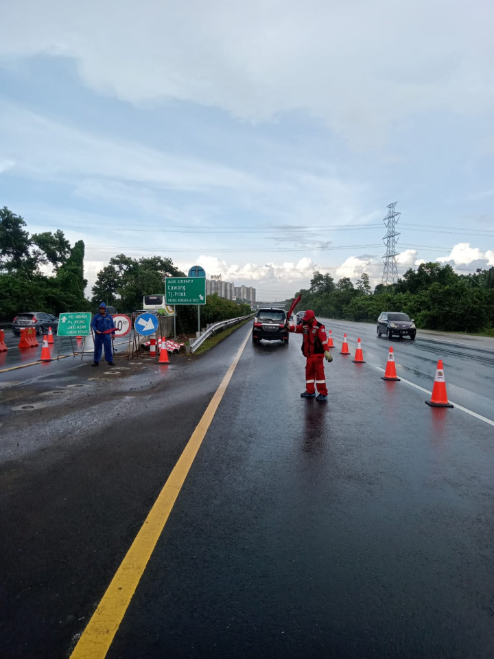 Jasa Marga Berlakukan Contraflow 13,1 Km di Tol Jagorawi