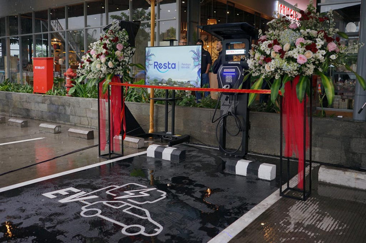 Mudik Makin Asik, Ada SPKLU Baru Di Rest Area KM 456B