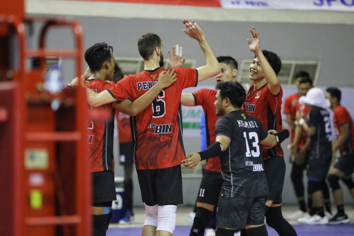 Proliga 2023: Jakarta STIN BIN Tutup Putaran Pertama dengan Menaklukkan Surabaya BIN Samator