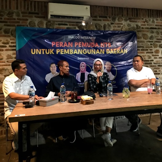 Calon Senator Dorong Pemuda NTB Tingkatkan Inovasi untuk Pembangunan Daerahnya