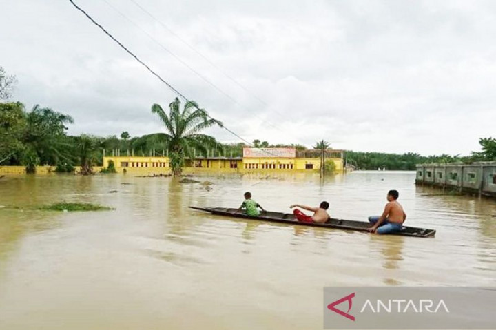 Banjir di Aceh Tamiang Mulai Surut