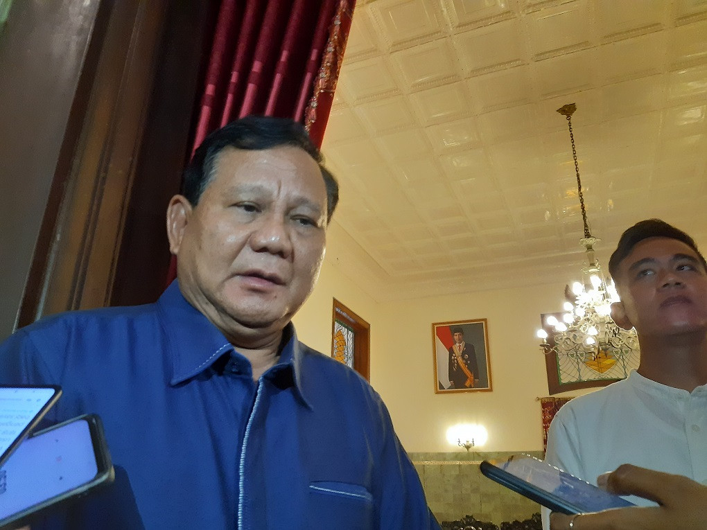 Prabowo Dukung Penuh Gibran Maju Sebagai Calon Gubernur