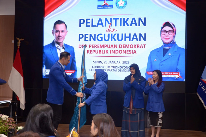 AHY Lantik Putri Ma'ruf Amin Sebagai Ketua UMUM PDRI