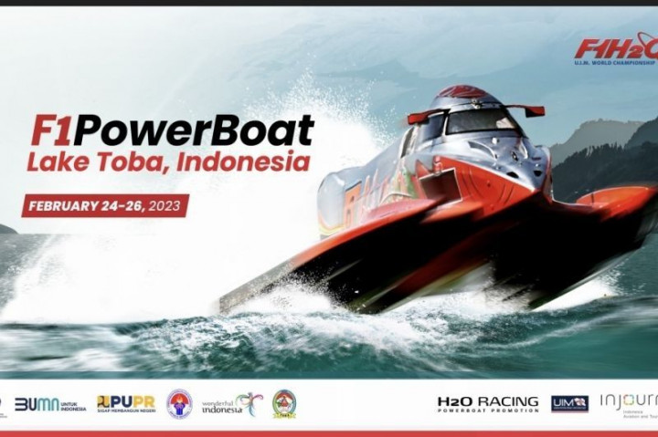 Keren! F1 Powerboat di Danau Toba Punya Rute Terunik di Dunia