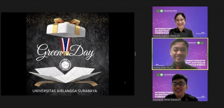 Bahas Pajak Karbon, Mahasiswa Hukum Unair Sabet Juara II International Scientific Competition