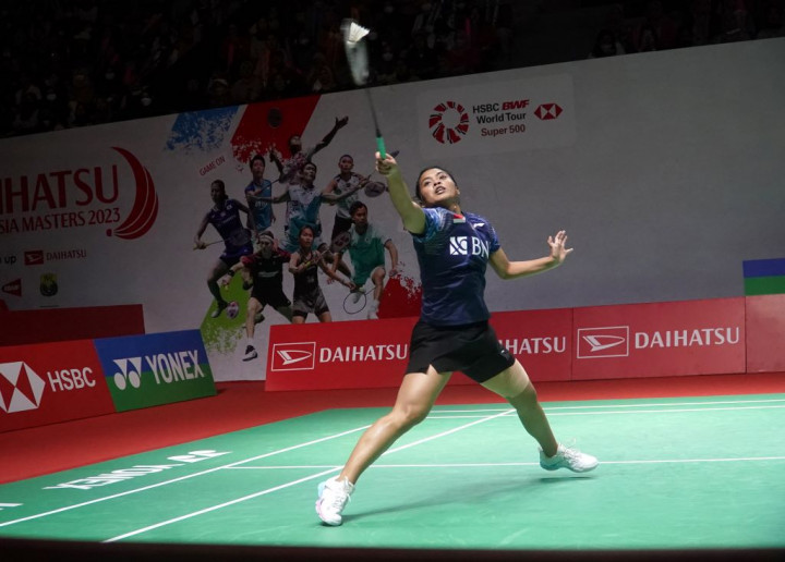 Dukungan Suporter Bantu Gregoria Segel Tempat di 16 Besar Indonesia Masters