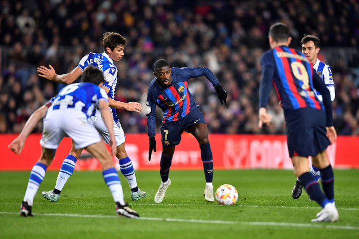 Liga Spanyol: Dembele Bawa Barcelona Tundukkan Sociedad