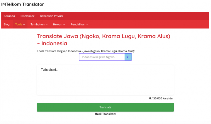 5 Situs Translate Jawa ke Indonesia Terbaik 2023