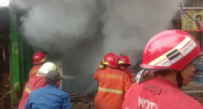 Ruko Usaha Laundry di Karawaci Tengerang Kebakaran, 2 Orang Tewas