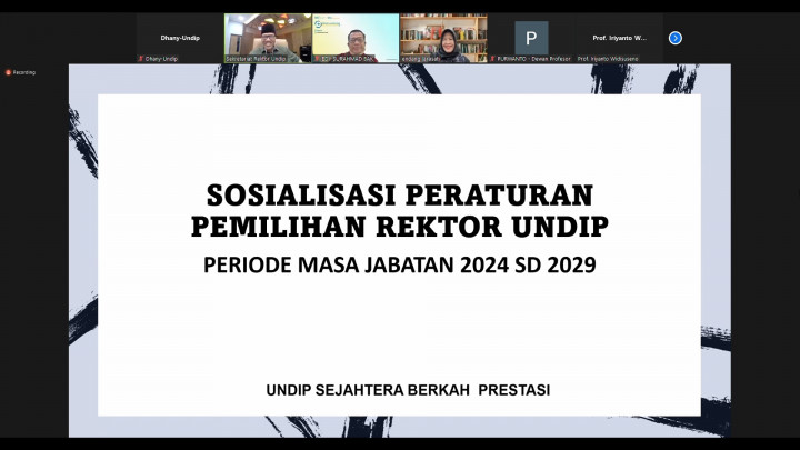 Pemilihan Rektor Undip 2024-2029, Ini Jadwal Lengkapnya