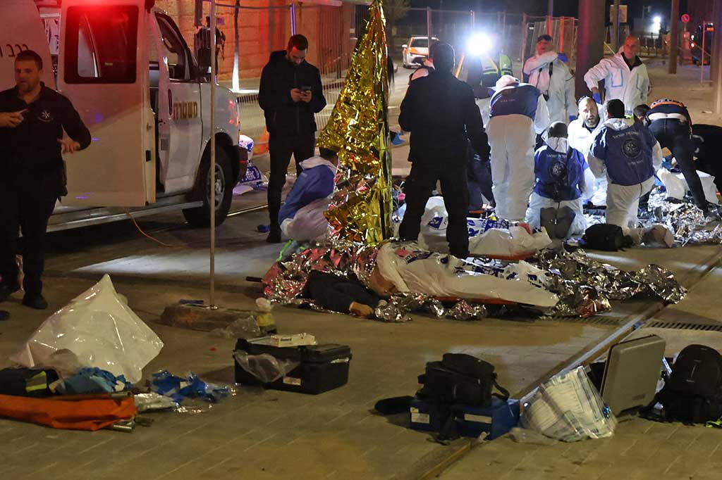 Tragis! Tujuh Orang Tewas dalam Penembakan di Sinagoge Yerusalem