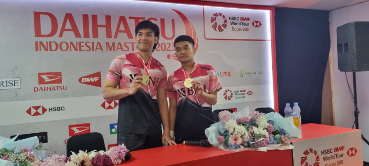 Jaga Tradisi Juara di Indonesia Masters, Leo/Daniel Sanjung Dukungan Penonton Istora