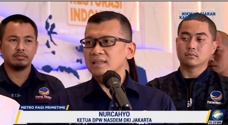 NasDem DKI Respons Niat Anak Haji Lulung Bergabung: Silakan Asal Satu Visi