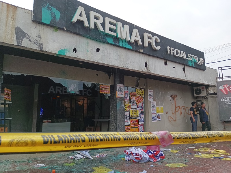 94 dari 107 Orang terkait Perusakan Kantor Arema Dipulangkan